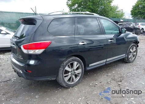 2013 Nissan Pathfinder Platinum из США, поврежденный, VIN 5N1AR2MM2DC637622